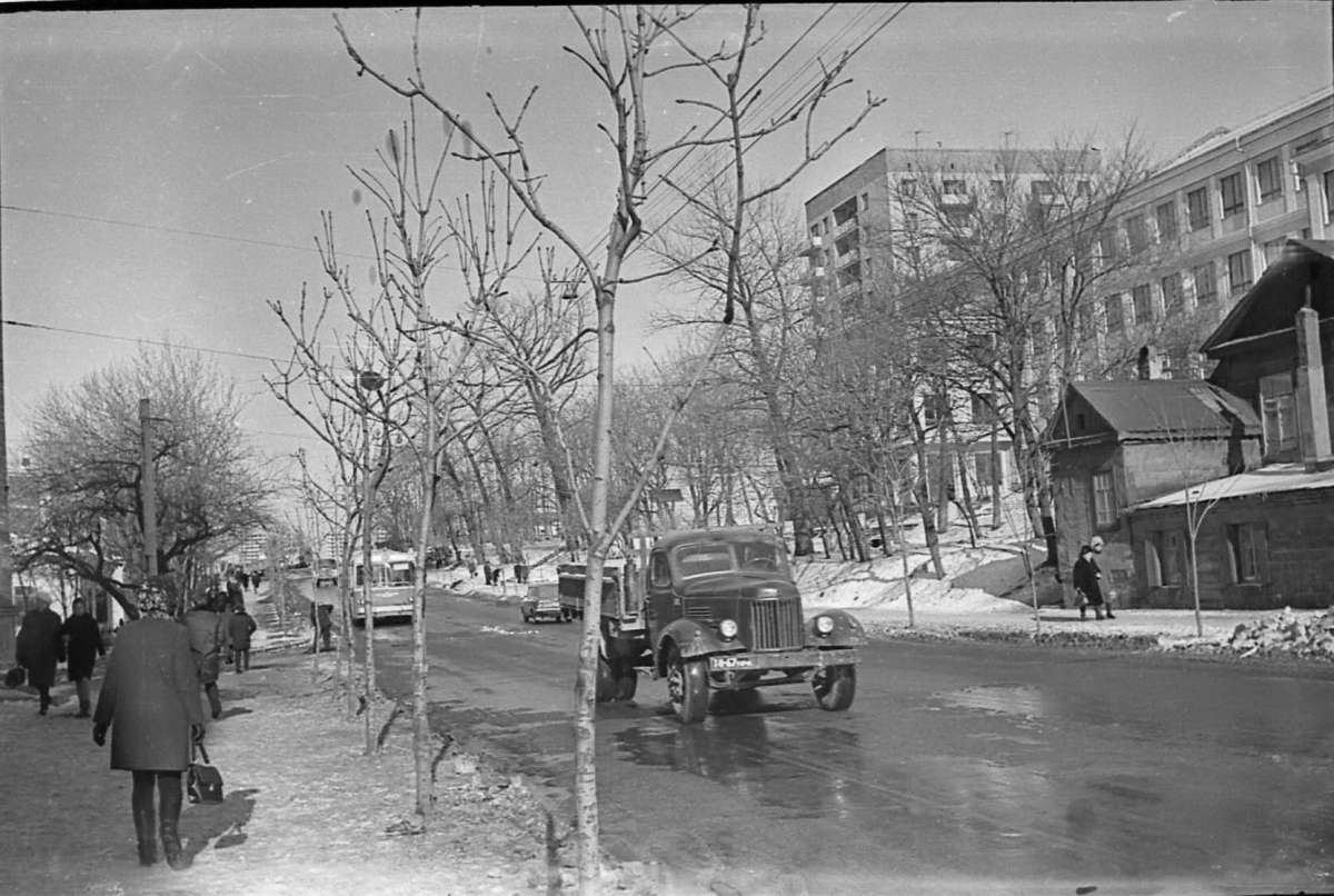 Владивосток — Исторические фотографии — троллейбус