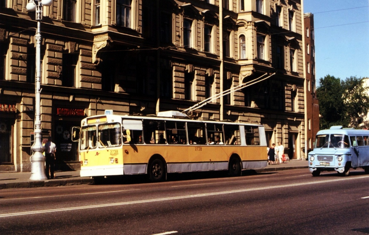 Санкт-Петербург, ЗиУ-682В [В00] № 2738; Санкт-Петербург — Исторические фотографии троллейбусов