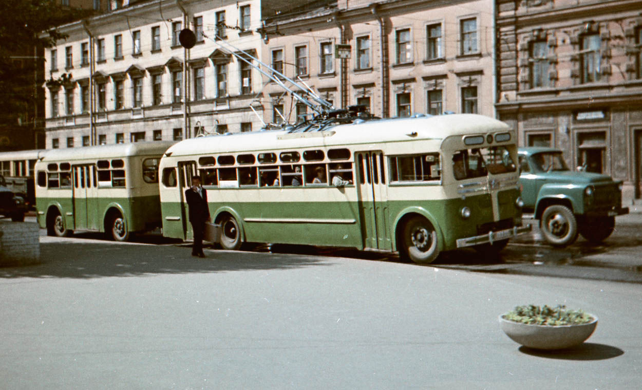 Санкт-Петербург, МТБ-82Д № 386; Санкт-Петербург, [Прицеп] № П-386; Санкт-Петербург — Исторические фотографии троллейбусов