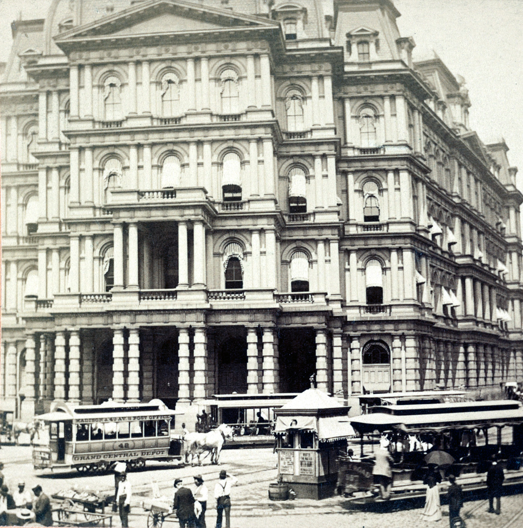 Нью-Йорк — Third Avenue Railway System; Нью-Йорк — Исторические фотографии — трамвай