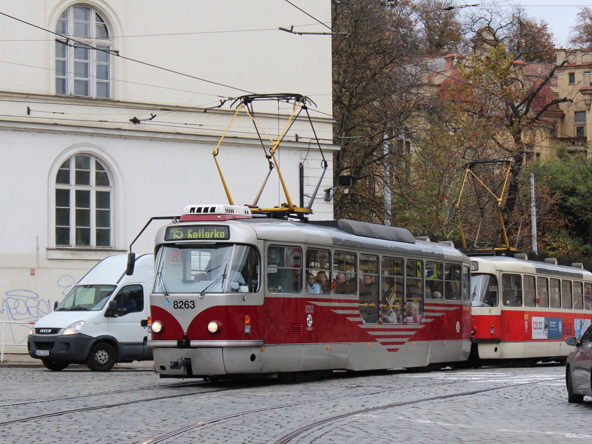 Прага, Tatra T3R.PLF № 8263