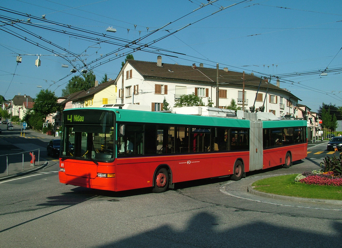 Biel, Hess SwissTrolley 2 (BGT-N1) č. 81