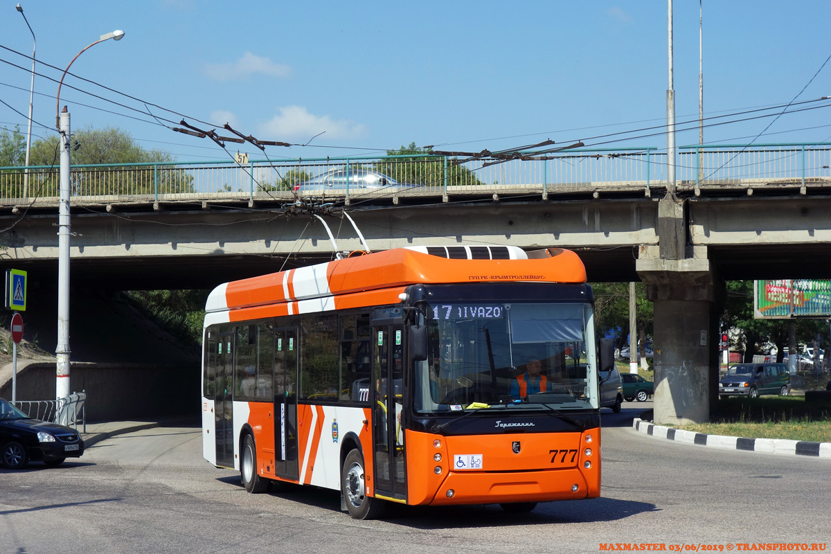 Крымский троллейбус, УТТЗ-6241-10-02 «Горожанин» № 777