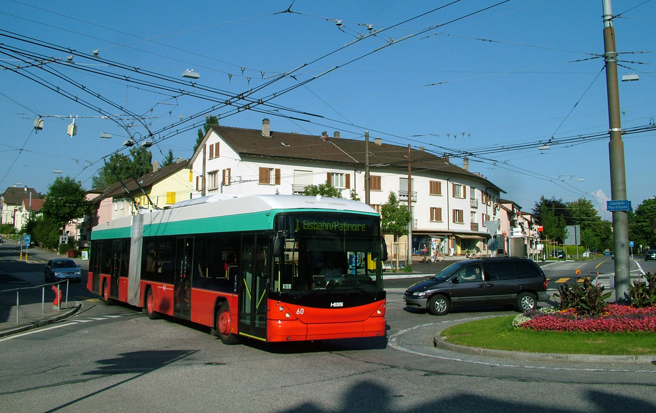 Биль, Hess SwissTrolley 3 (BGT-N2C) № 60