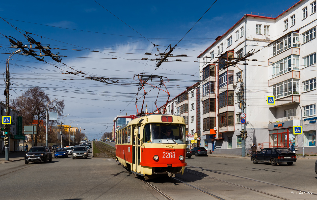 Ижевск, Tatra T3SU (двухдверная) № 2268