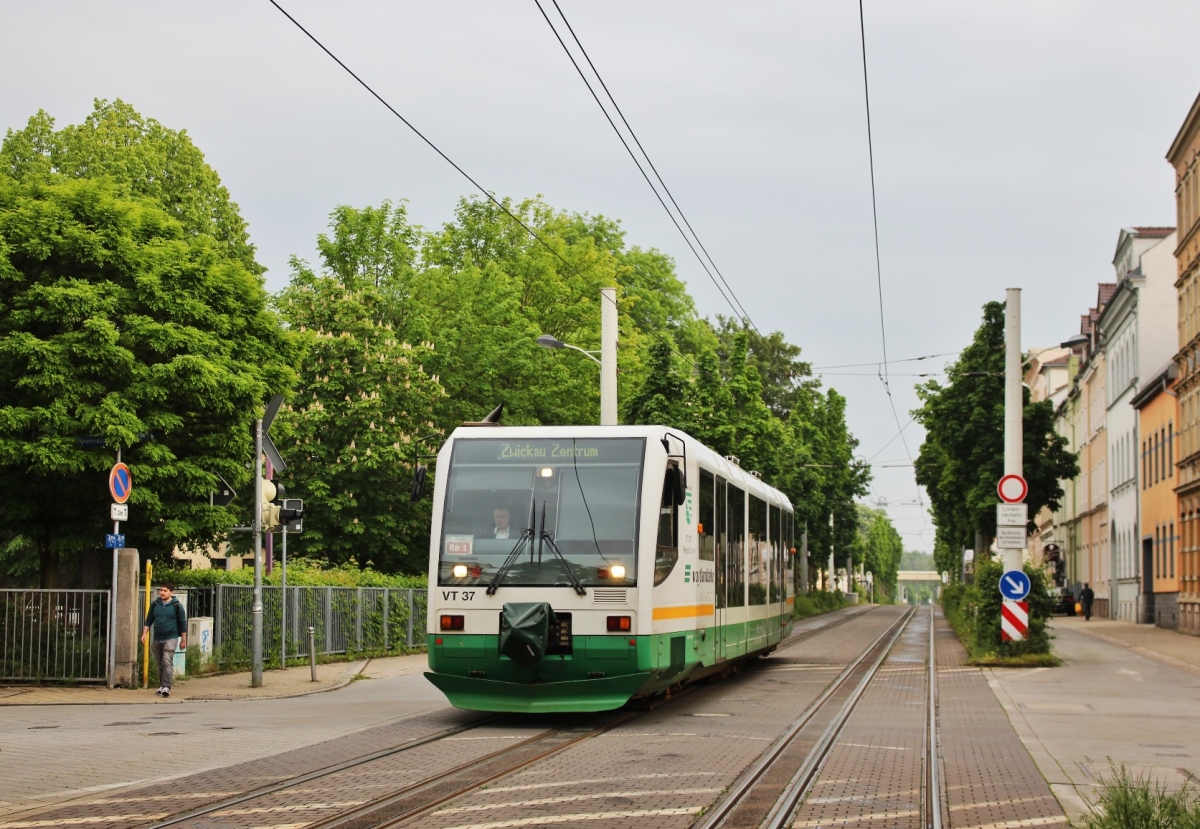 Zwickau — Tram-railway system "Zwickauer Modell" • Straßenbahn-Eisenbahnkonzept "Zwickauer Modell"