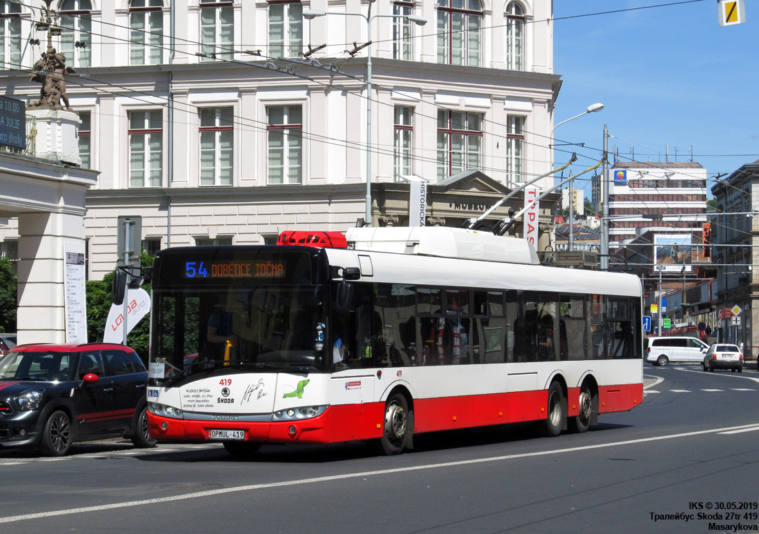 Ústí nad Labem, Škoda 28Tr Solaris III № 419