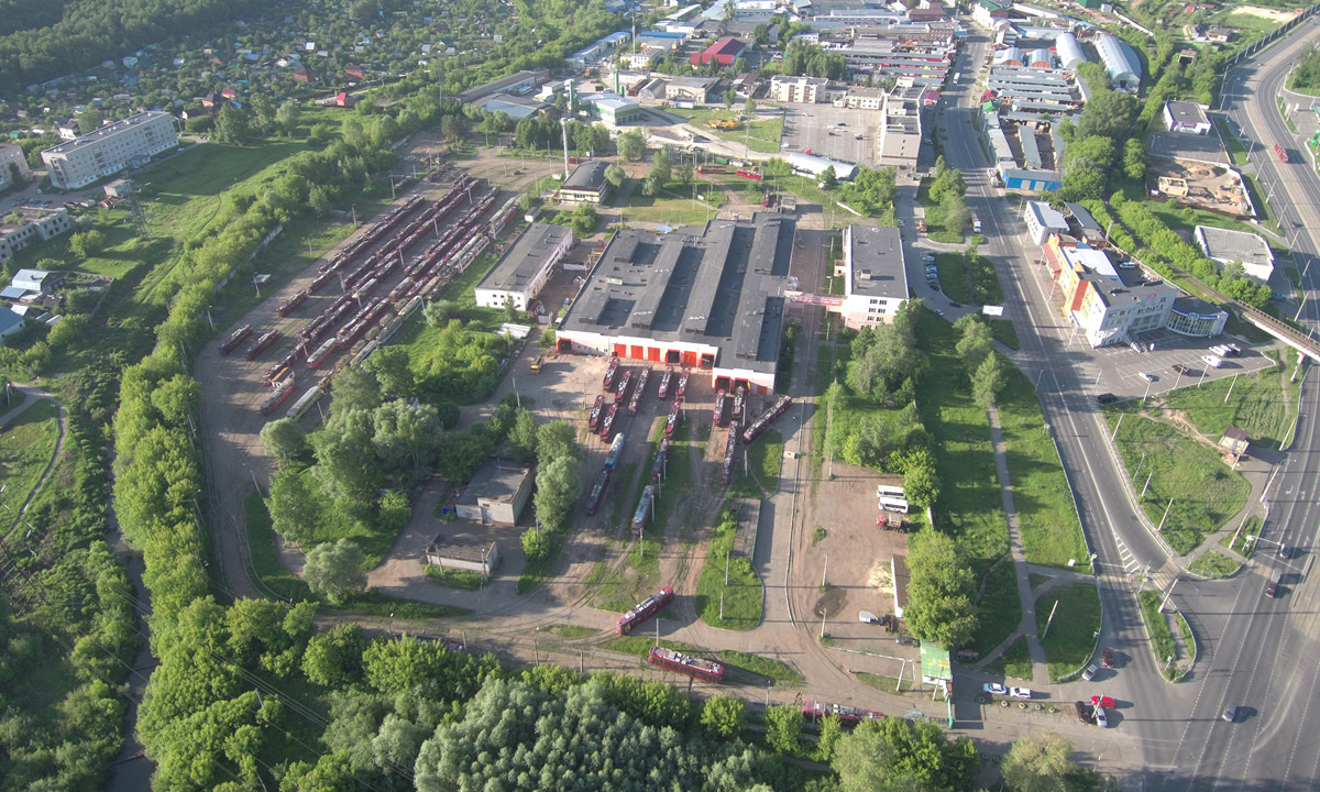 Kazany — Kabushkin tram depot; Kazany — Photos from a height