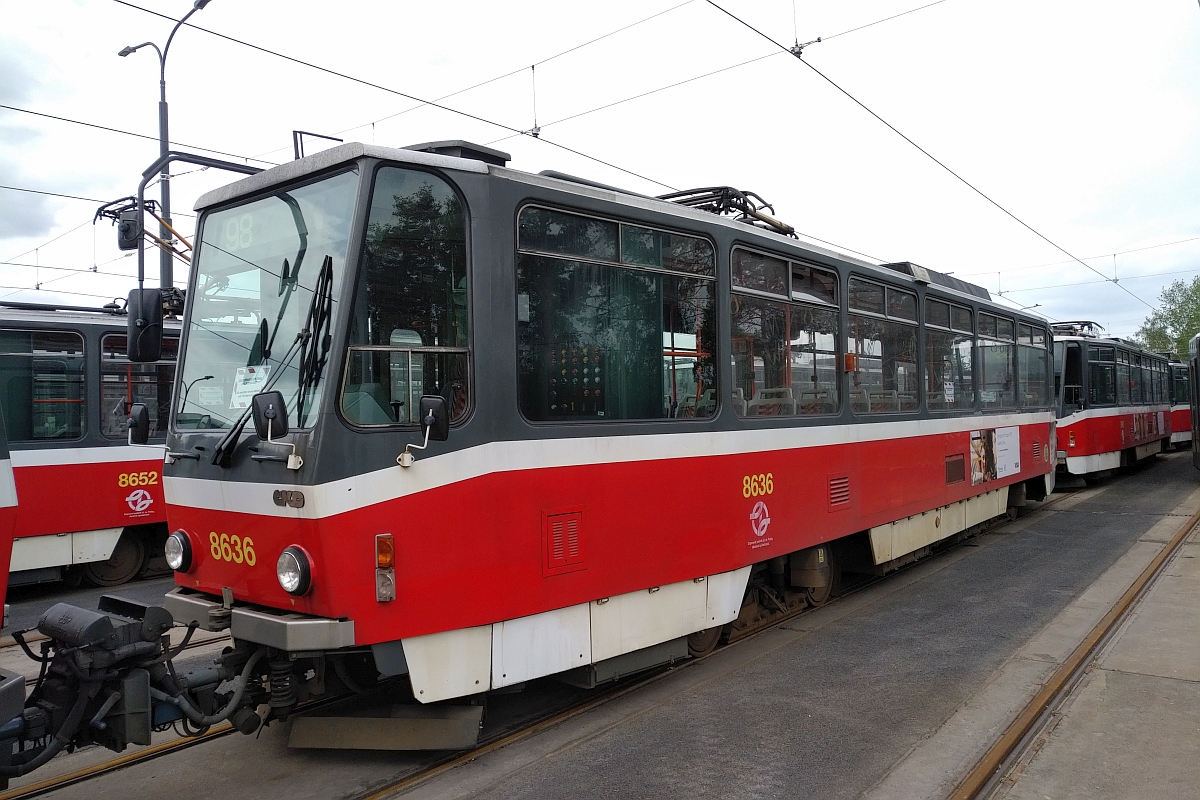 Прага, Tatra T6A5 № 8636