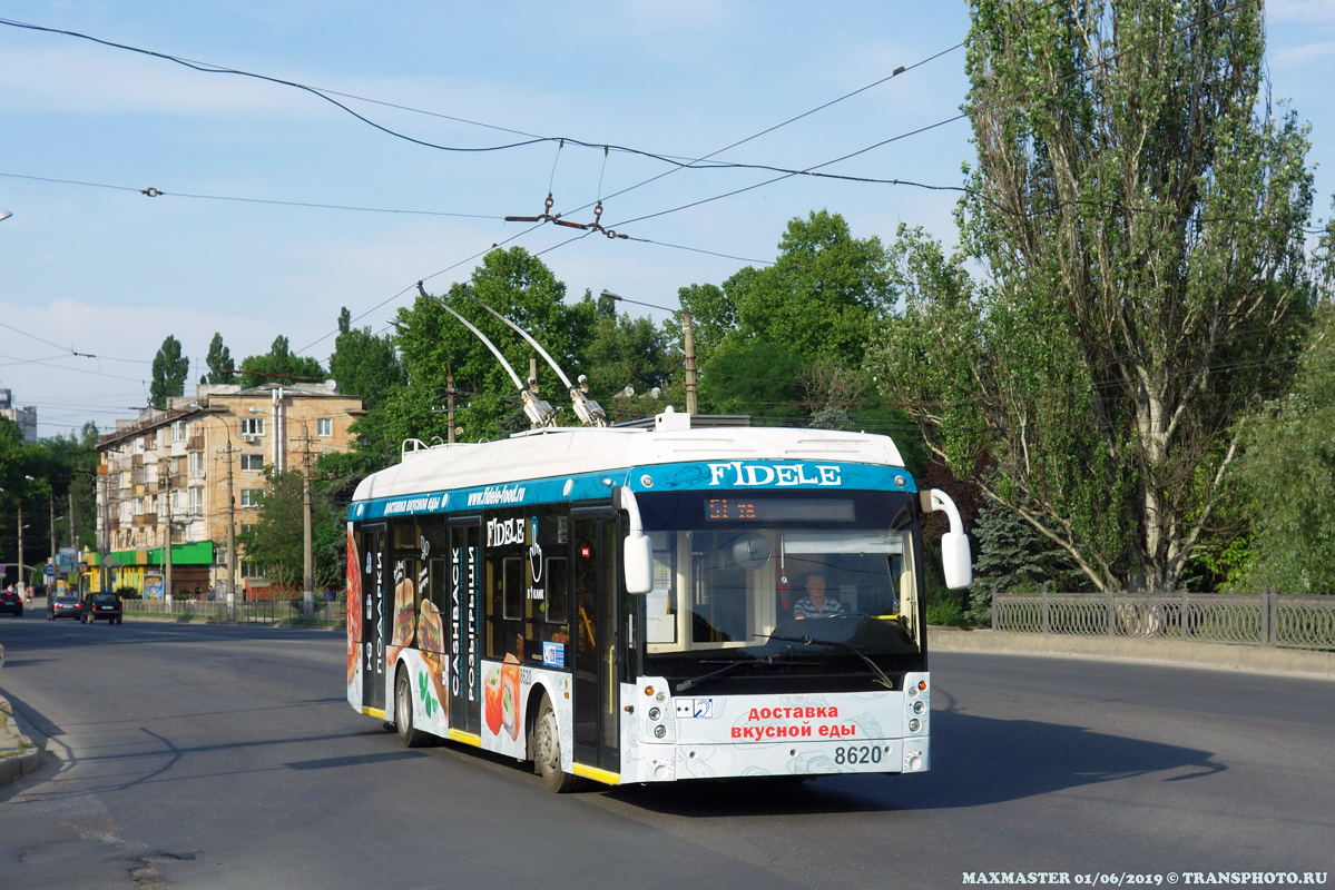 Крымский троллейбус, Тролза-5265.05 «Мегаполис» № 8620