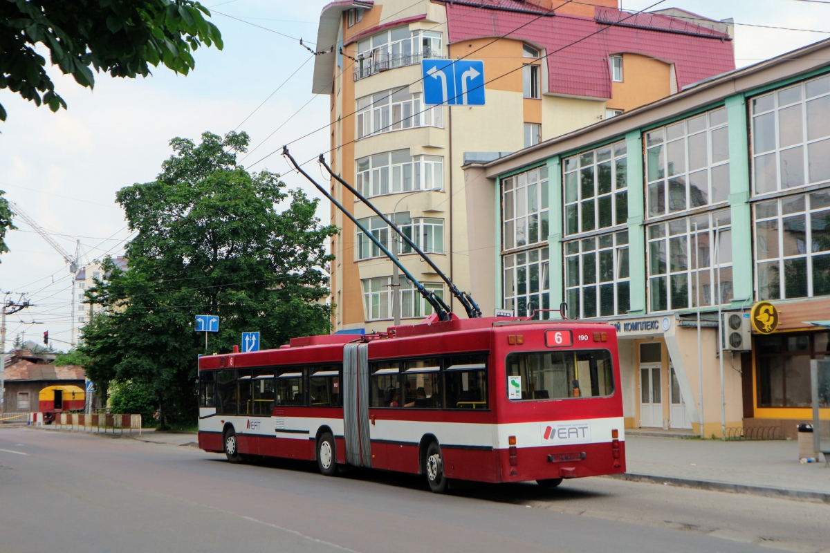 Ivano-Frankivsk, Gräf & Stift J13 NGT204 M16 № 190; Ivano-Frankivsk — Repair of Bandera Street, traffic routes 6 and 7 to Sakharov Street
