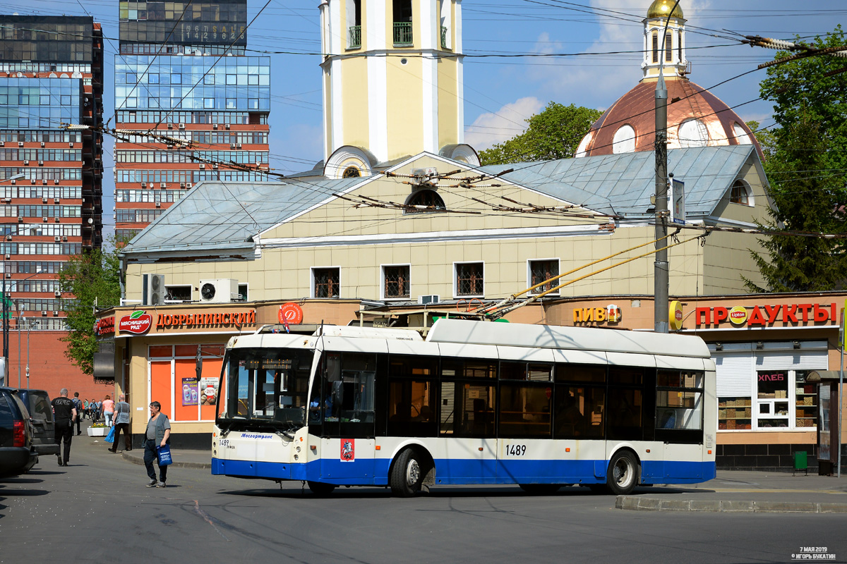 Москва, Тролза-5265.00 «Мегаполис» № 1489