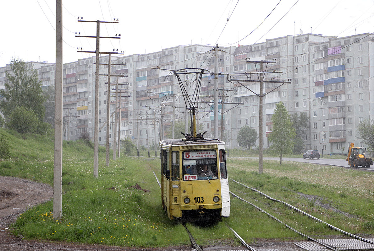 Prokopyevsk, 71-605 (KTM-5M3) Nr 103