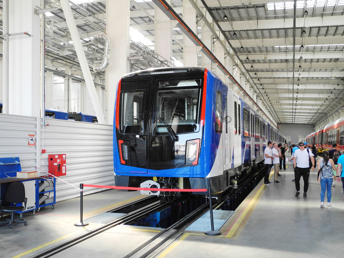 Minskas — Metro — Vehicles; Fanipalis — Open day at the Stadler Minsk factory — 08.06.2019