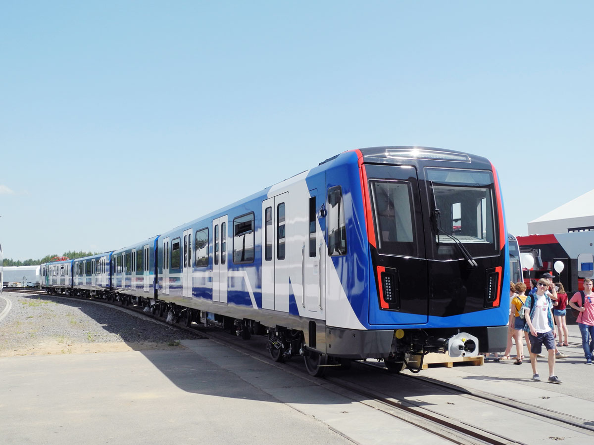 მინსკი — Metro — Vehicles; Fanipal — Open day at the Stadler Minsk factory — 08.06.2019