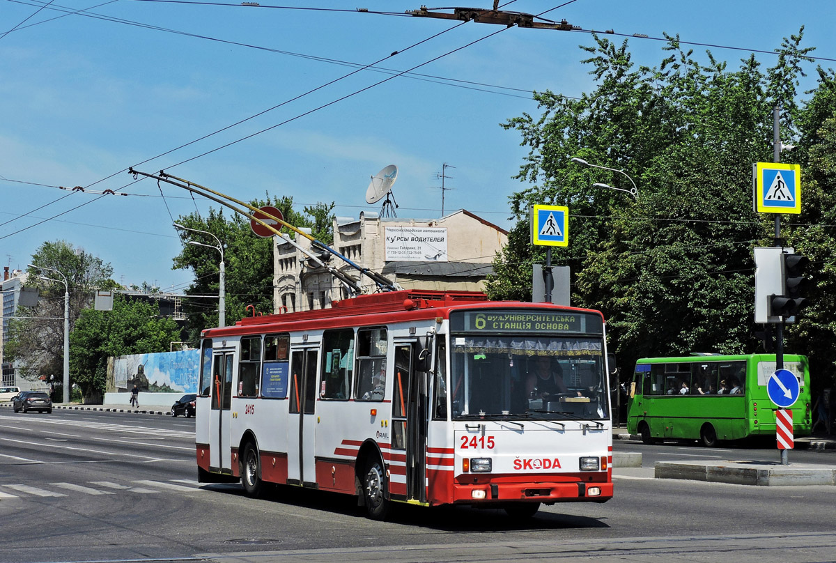 Харьков, Škoda 14TrM № 2415
