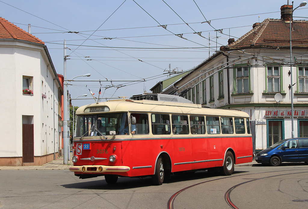Brno, Škoda 9Tr17 nr. 3076; Brno — Dopravní nostalgie 2019