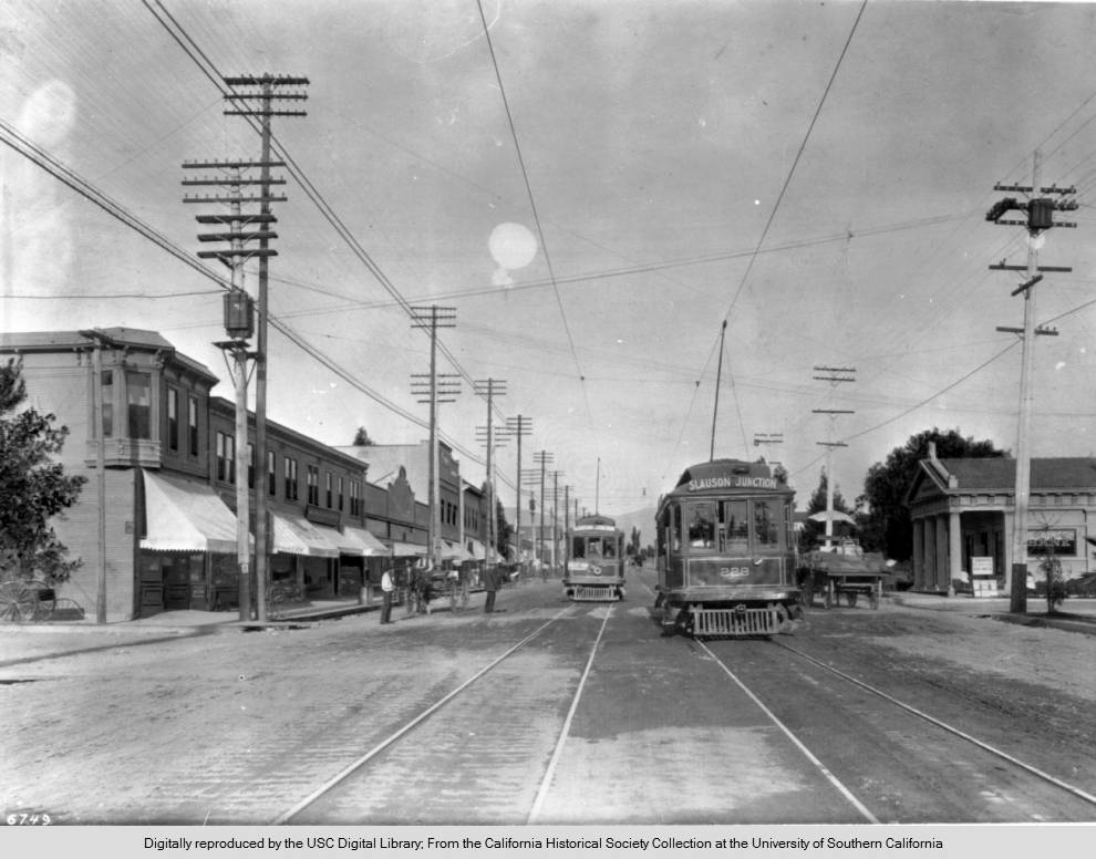 Los Angeles, St. Louis 4-axle motor car Nr. 228