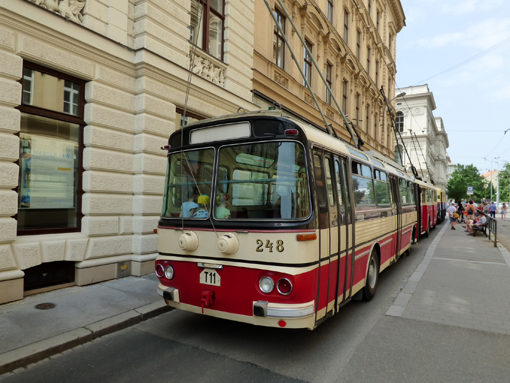 Brno, Škoda T11/0 nr. 248; Brno — Dopravní nostalgie 2019