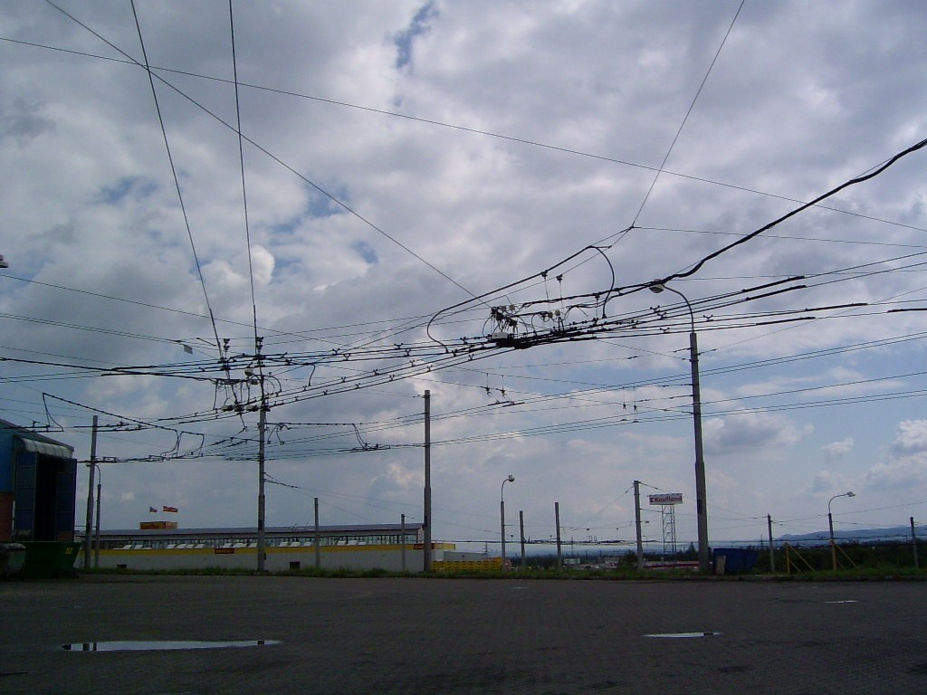 Chomutov — Trolleybus lines and infrastructure • Trolejbusové tratě a infrastruktura