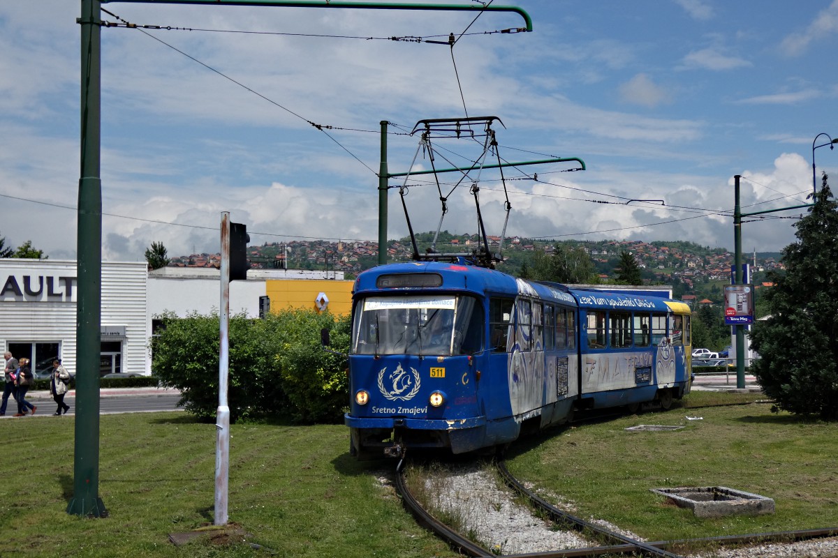 Sarajevo, Tatra K2YU nr. 511