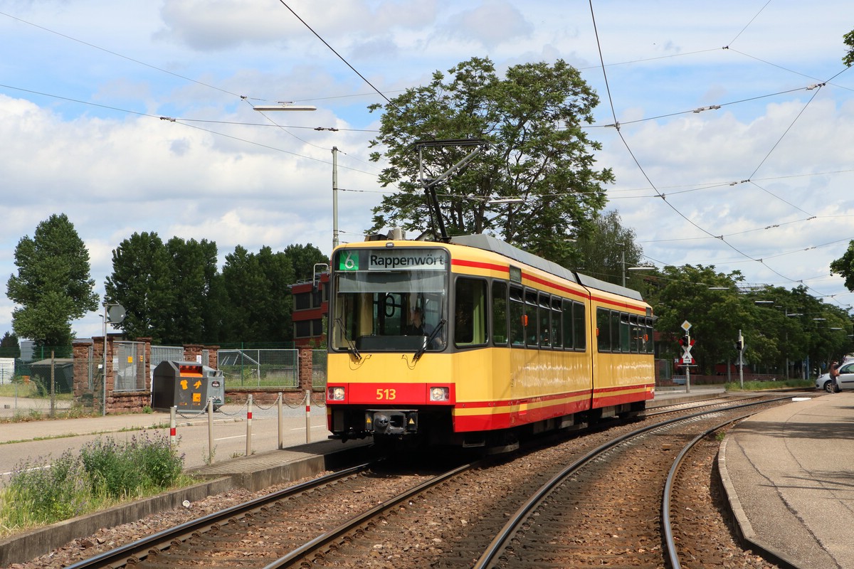 Karlsruhe, Waggon-Union GT6-80C № 513