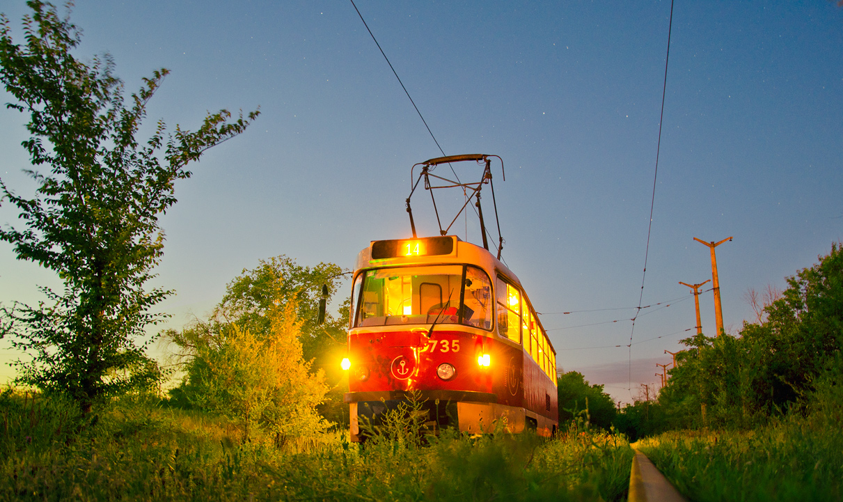 Mariupol, Tatra T3A № 735