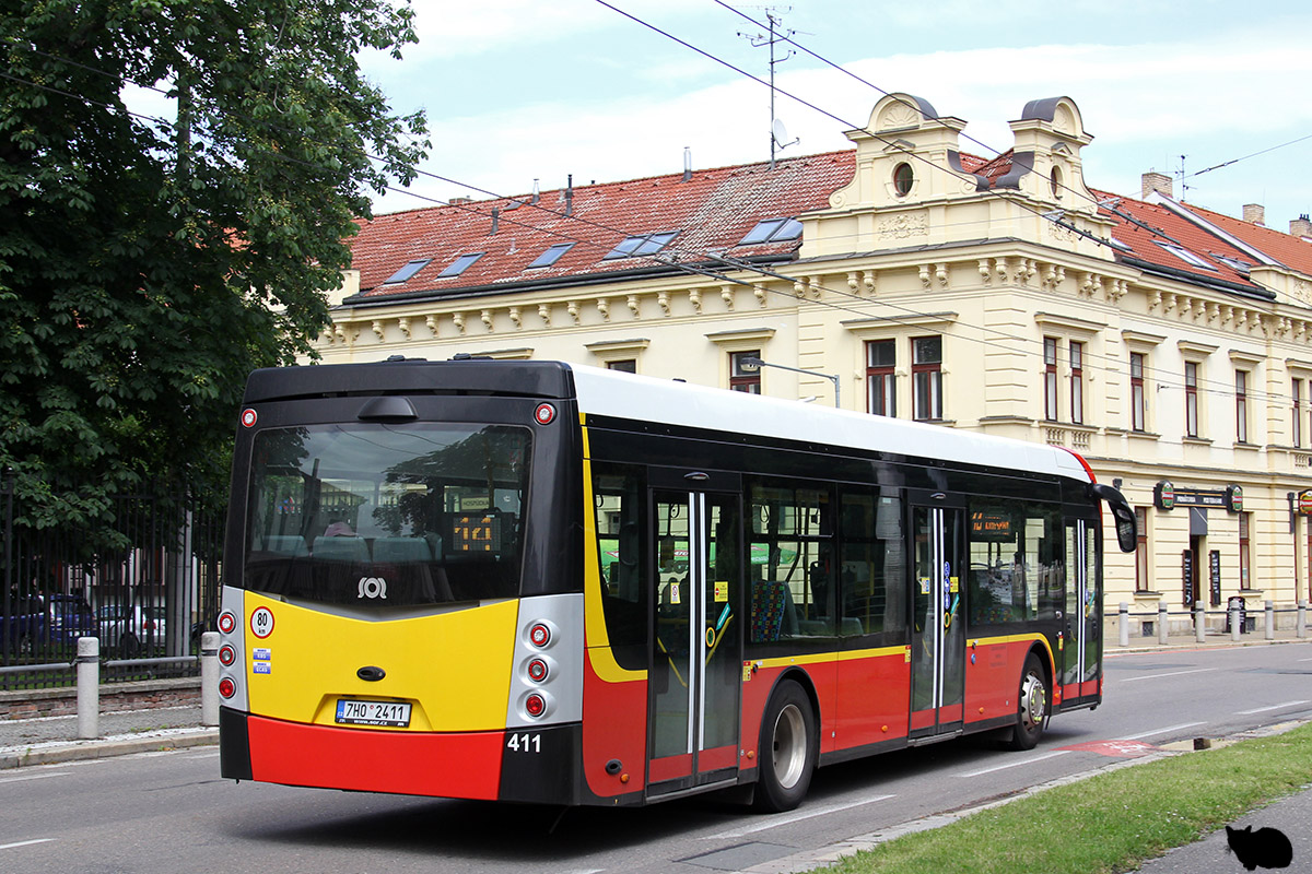 Hradec Králové, SOR NS 12 Electric № 411