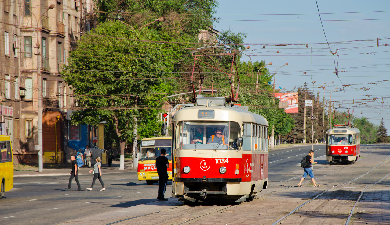 Mariupol, Tatra T3SUCS # 1034