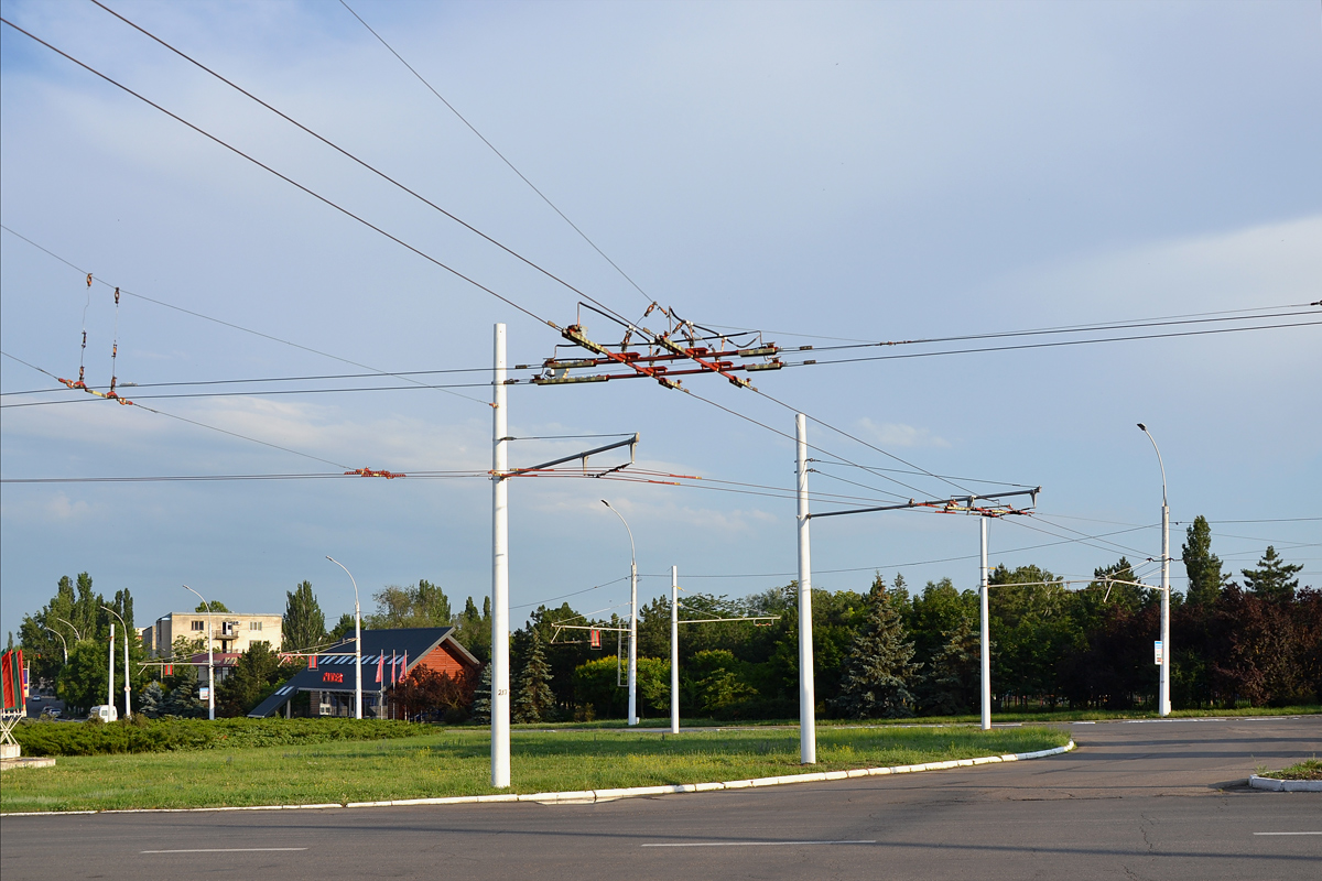 Bender — Construction of a trolleybus line on the streets of Leningradskaya and Matsnev; Bender — Miscellaneous photos