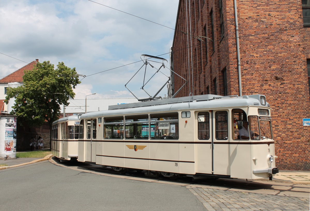 Плауэн, Gotha T2-62 № 79; Плауэн — Юбилей: 125 лет трамваю в Плауэне (23.06.2019)