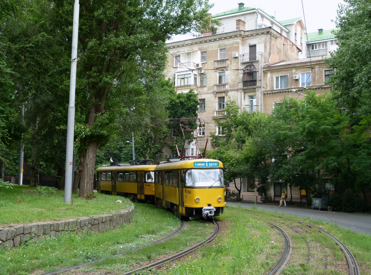 Днепр, Tatra T4D-MT № 1453; Днепр, Tatra TB4D № 1454