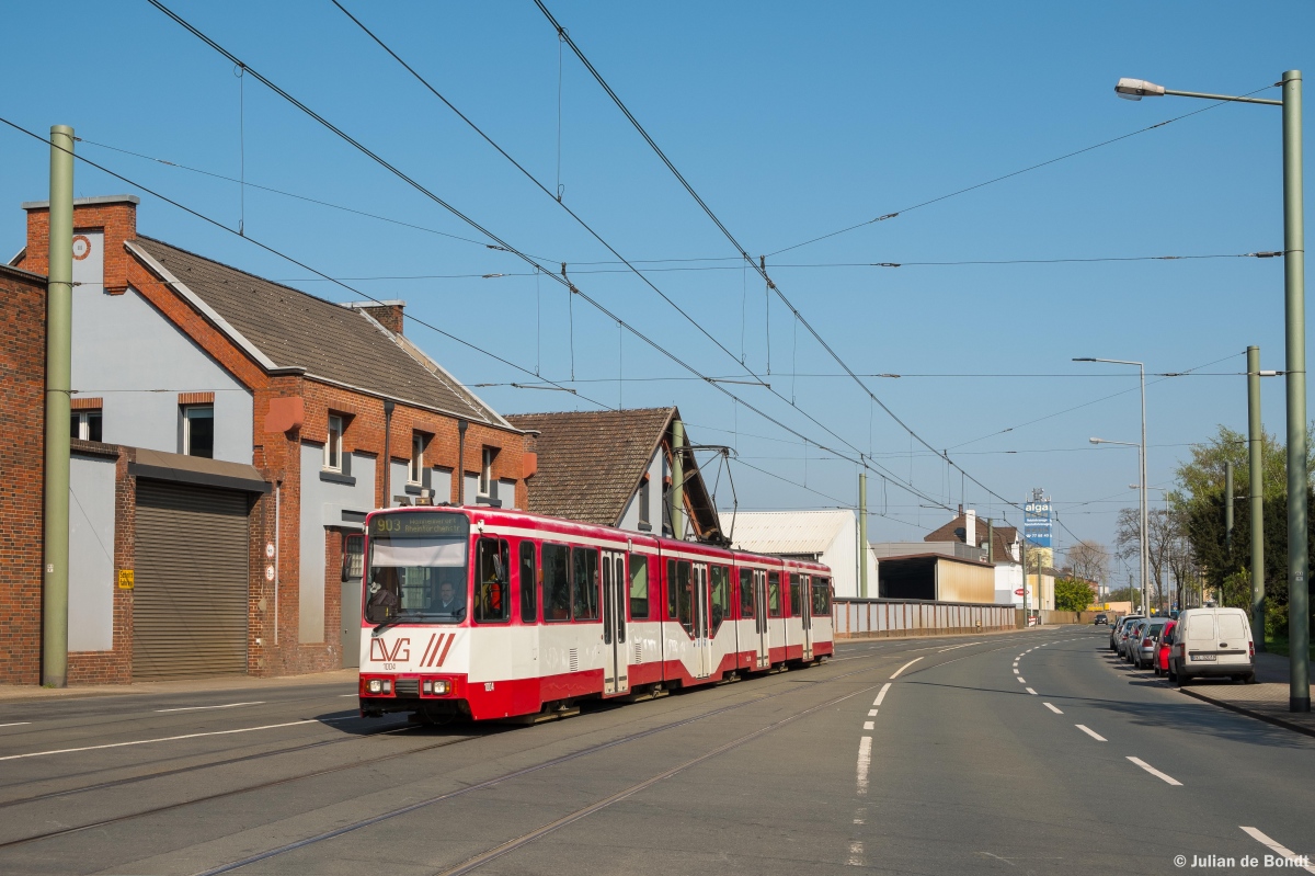 Duisburg, Duewag GT10NC-DU č. 1004