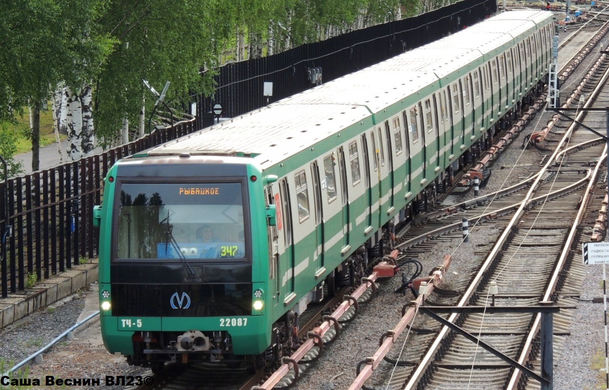 Санкт-Петербург, 81-722.3 (ОЭВРЗ) № 22087; Санкт-Петербург — Метрополитен — Подвижной состав — 81-722/723/724 «Юбилейный»