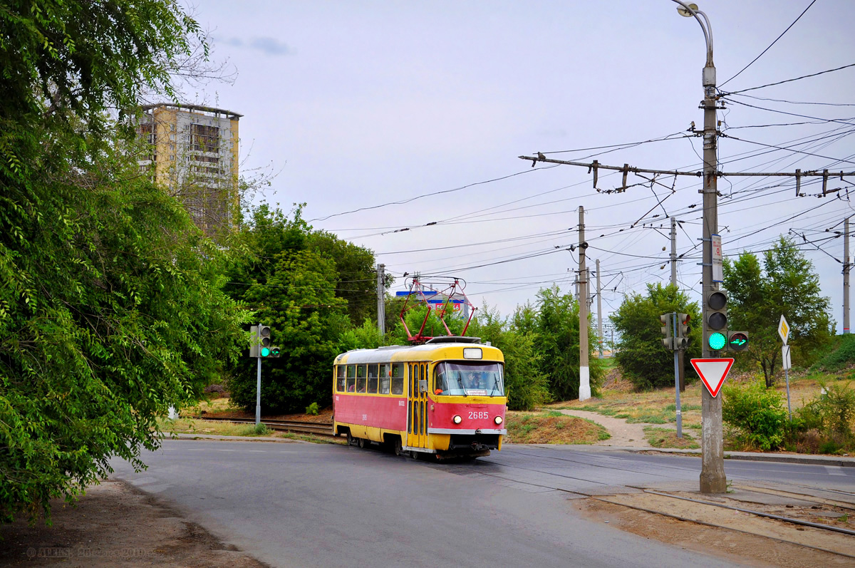 Волгоград, Tatra T3SU (двухдверная) № 2685