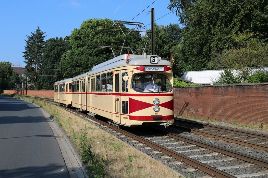 Hannover, Duewag GT6 № 522; Hannover, Duewag B4 № 1513
