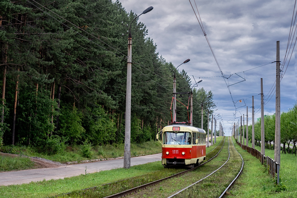 Ижевск, Tatra T3SU (двухдверная) № 1111