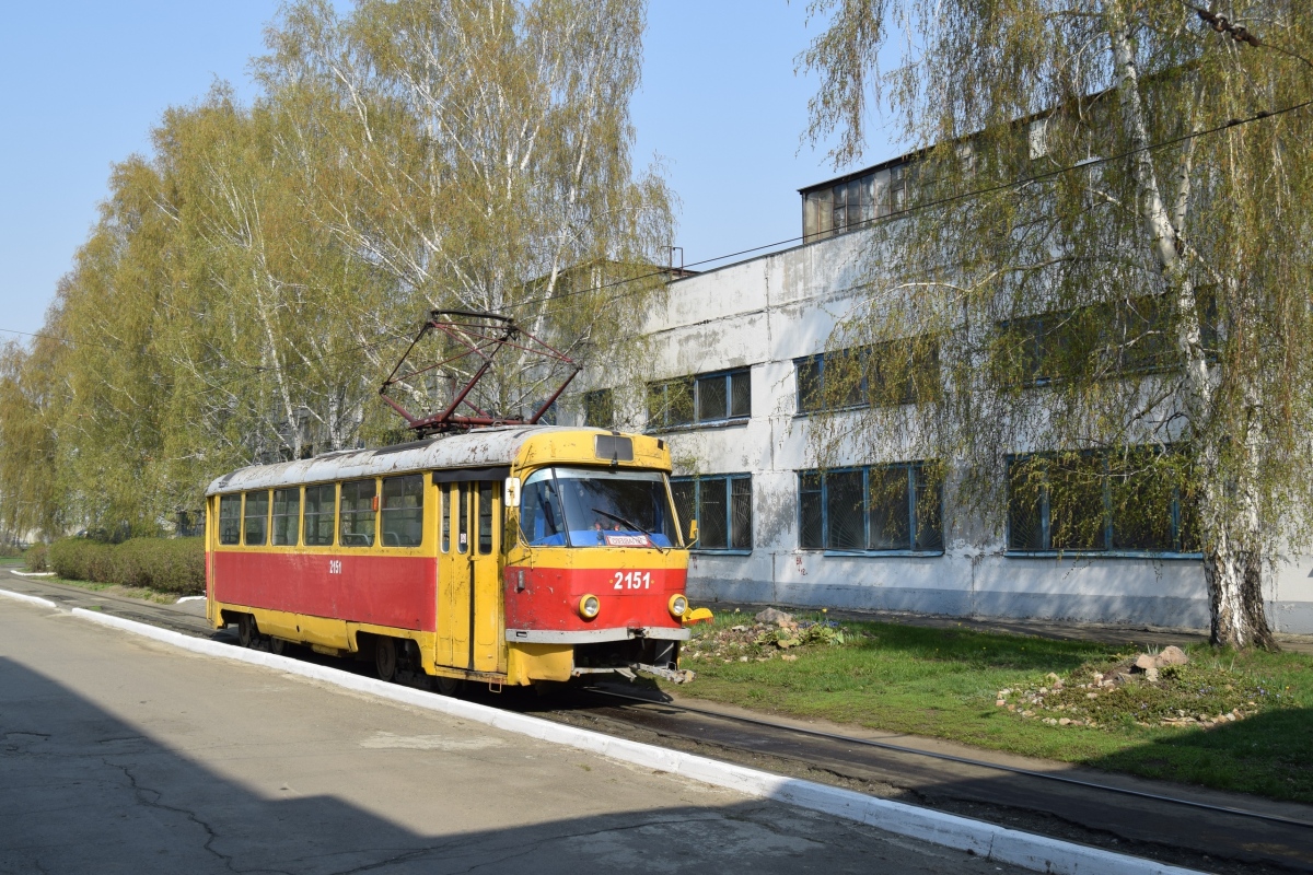 Барнаул, Tatra T3SU (двухдверная) № 2151