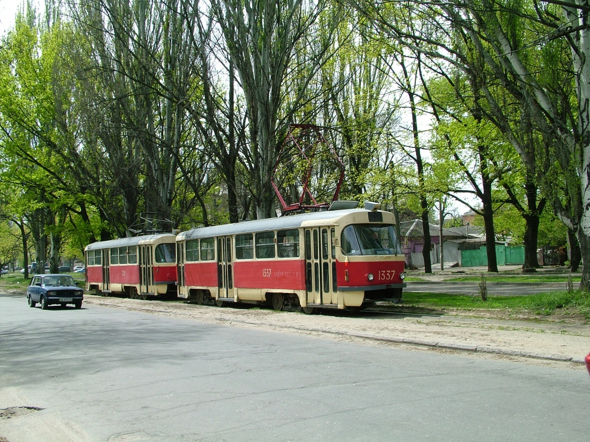 Dnipro, Tatra T3SU nr. 1337; Dnipro, Tatra T3SU nr. 1338