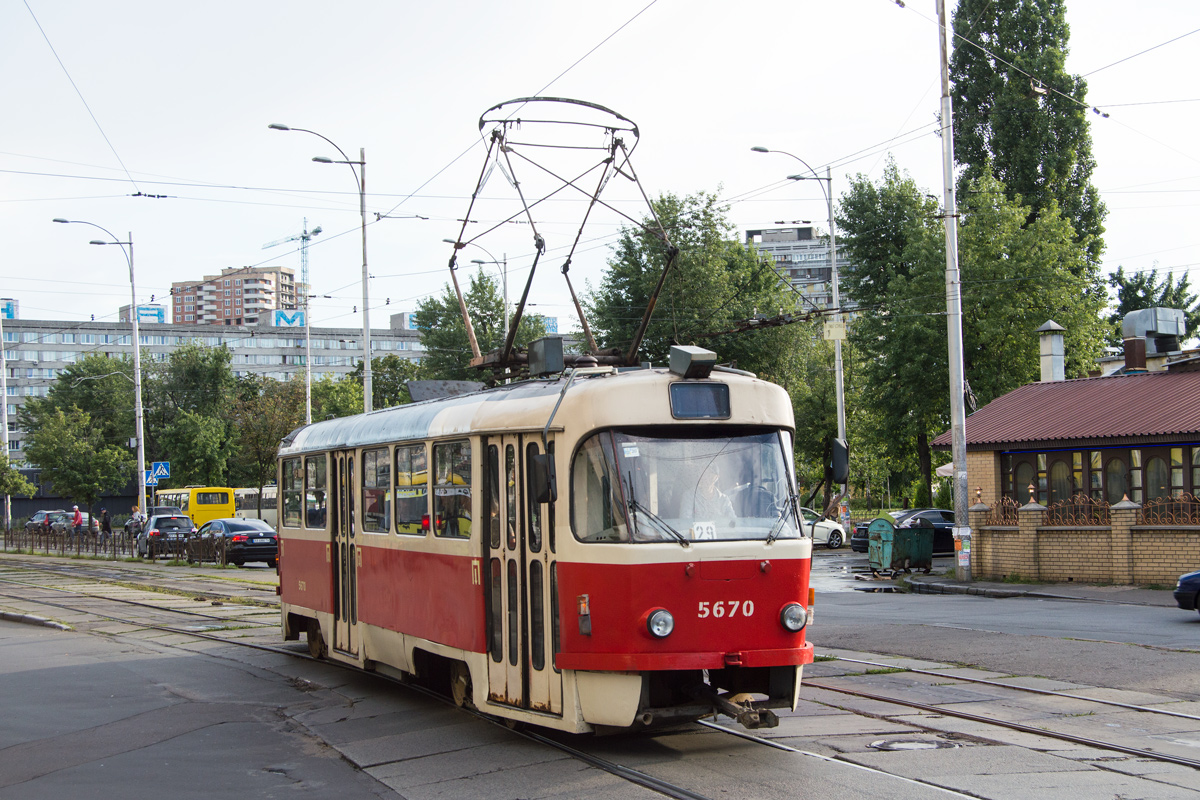 Kyiv, Tatra T3SUCS № 5670