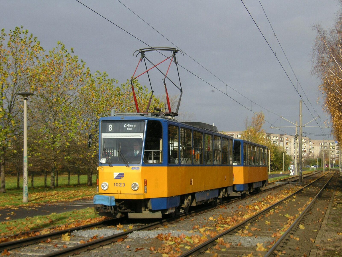 Leipzig, Tatra T6A2 № 1023