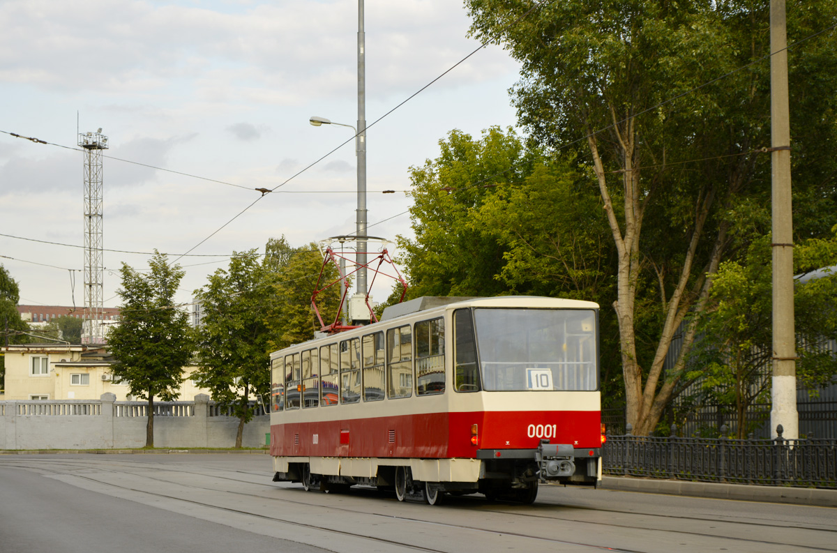 Москва, Tatra T6B5SU № 0001; Москва — День Московского транспорта 13 июля 2019