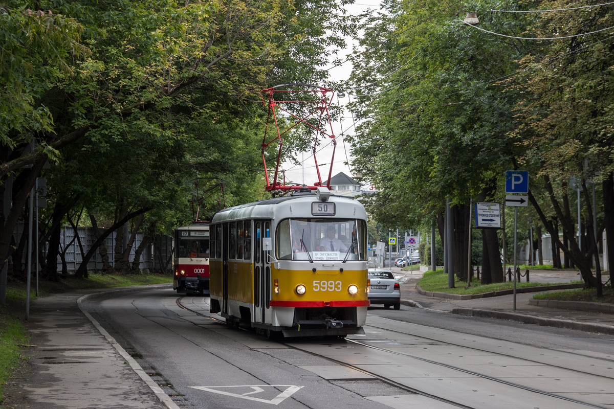 Moskva, Tatra T3SU č. 5993; Moskva — Moscow Transport Day on 13 July 2019