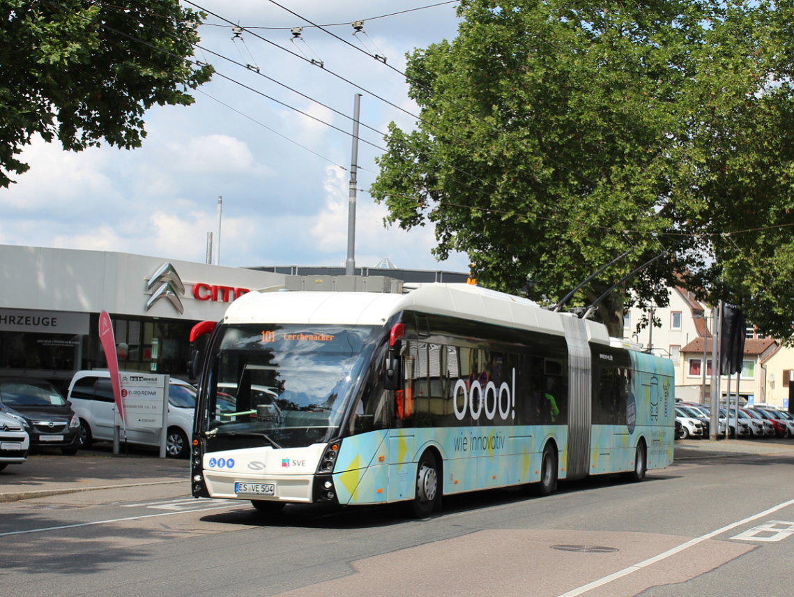 Эслинген, Solaris Trollino III 18,75 Kiepe MetroStyle № 504