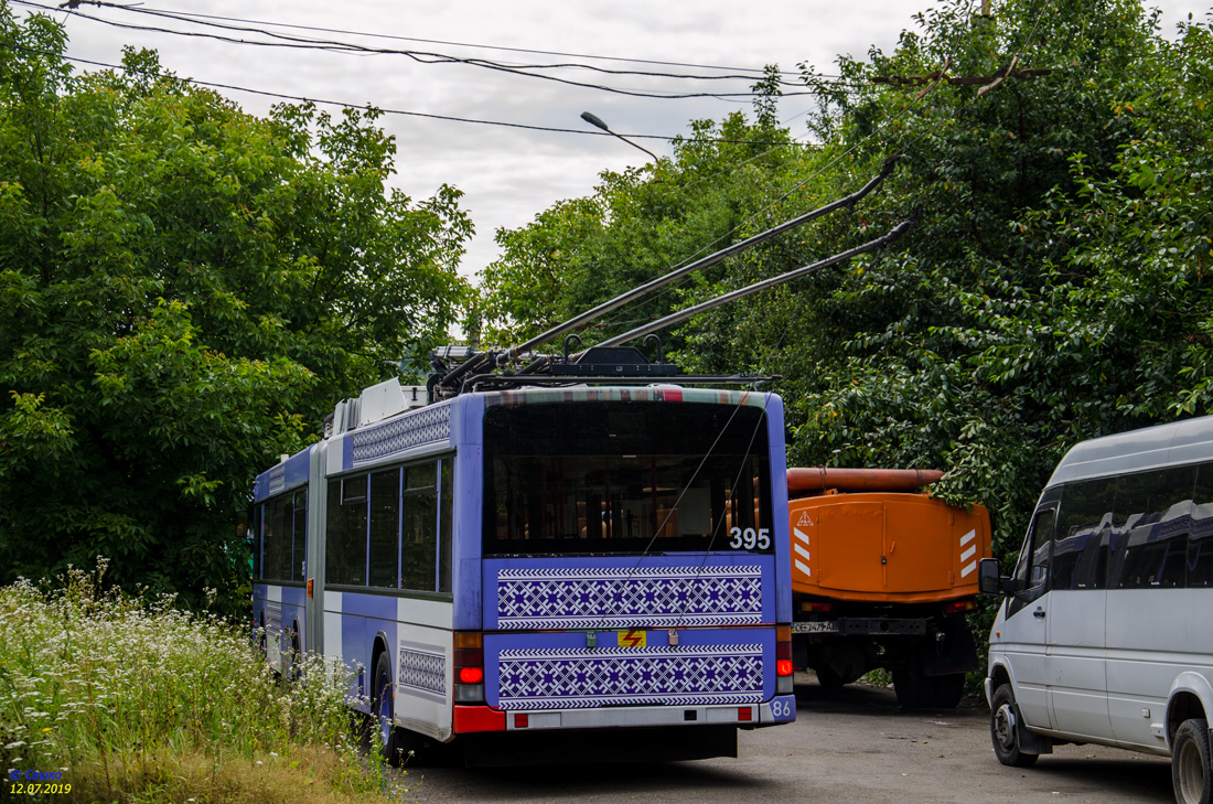 Chernivtsi, Hess SwissTrolley 2 (BGT-N1) № 395