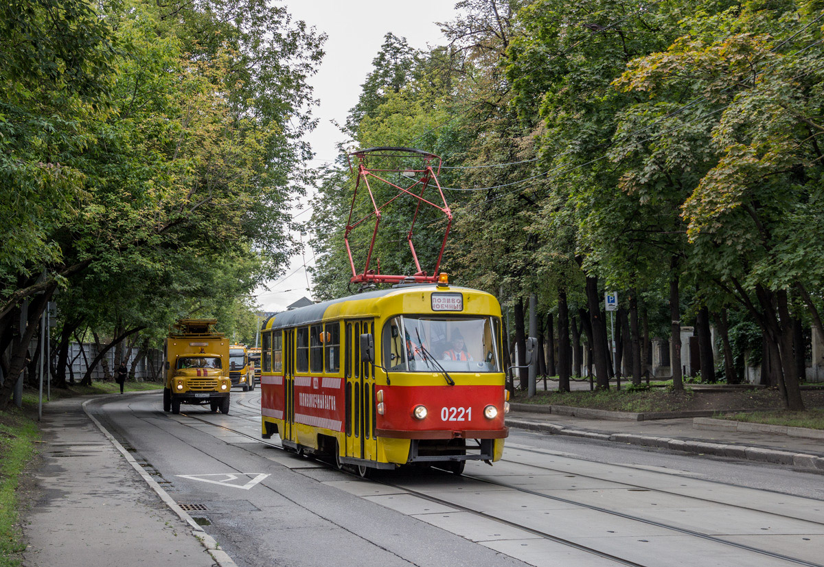 Москва, Tatra T3SU № 0221; Москва — День Московского транспорта 13 июля 2019