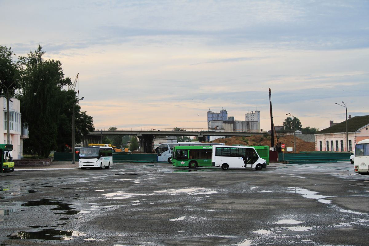 Vitebsk — Abandoned and inactive lines; Vitebsk — Reconstruction of the Polotsk overpass and temporary closure of traffic on Titova Street