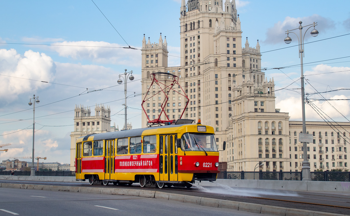 Moszkva, Tatra T3SU — 0221; Moszkva — Moscow Transport Day on 13 July 2019