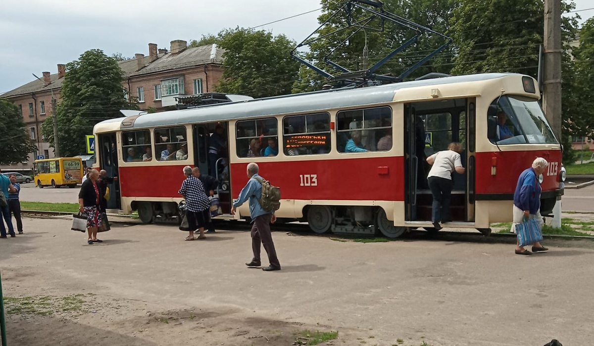 Конотоп, Tatra T3A № 103; Конотоп — Поставка вагонов Tatra T3A из Риги