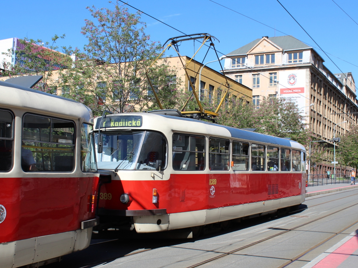 Прага, Tatra T3R.P № 8389